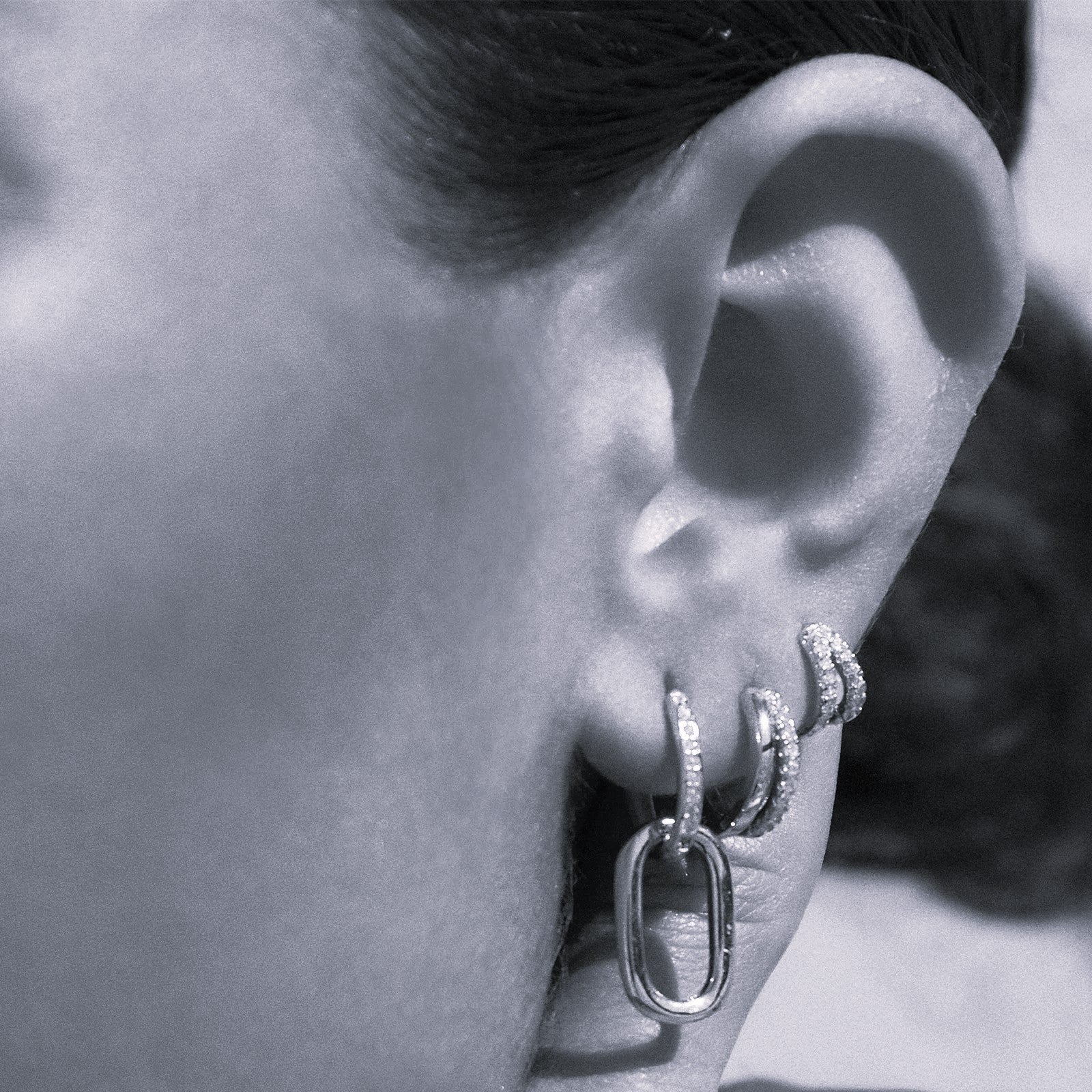 Molly Zircon Earrings - Silver
