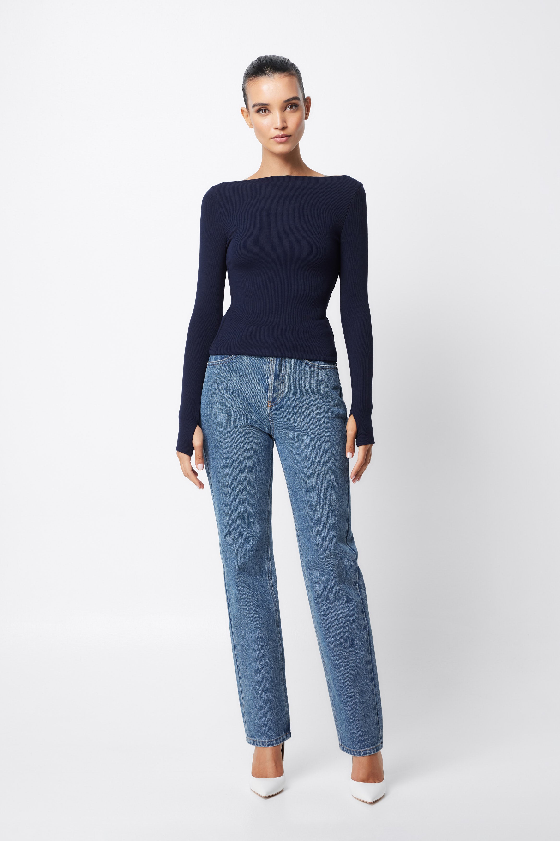 The Camden Top - Navy