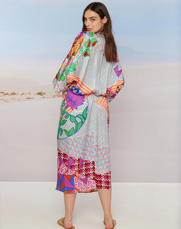 Sophia Kimono Dress - Rangoli