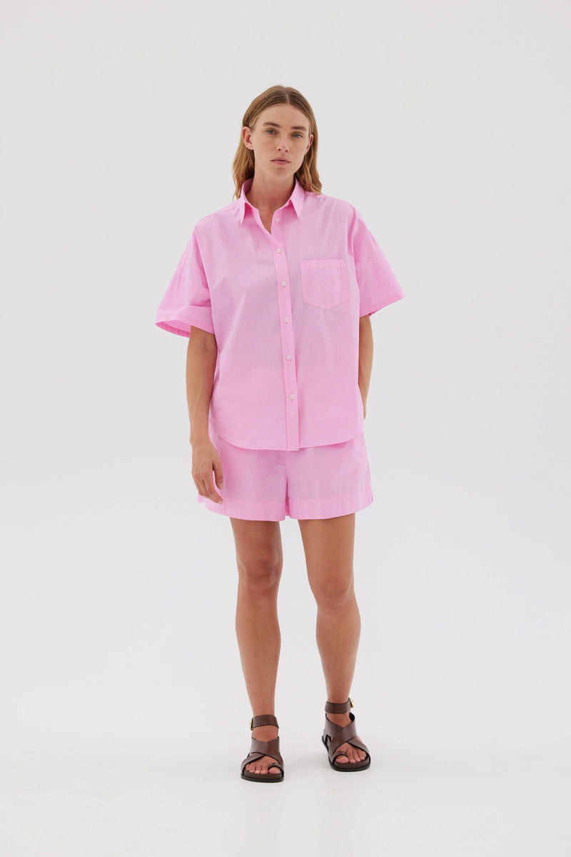 Chiara Short Sleeve Shirt - Candy