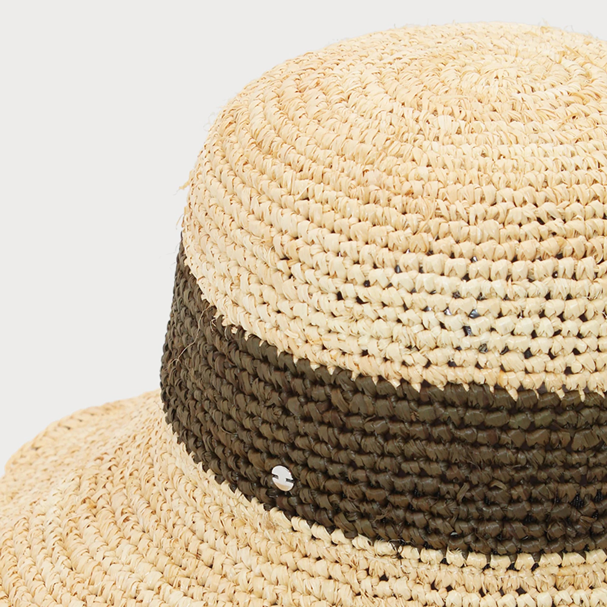 Hellie Crochet Bucket Hat - Natural