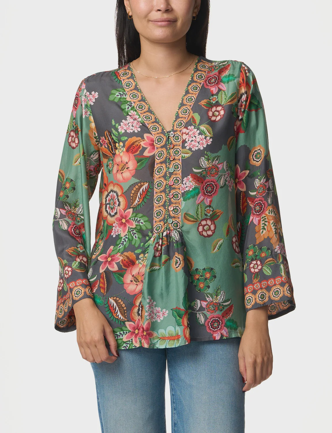 Botina Blouse - Clarkwood Teal