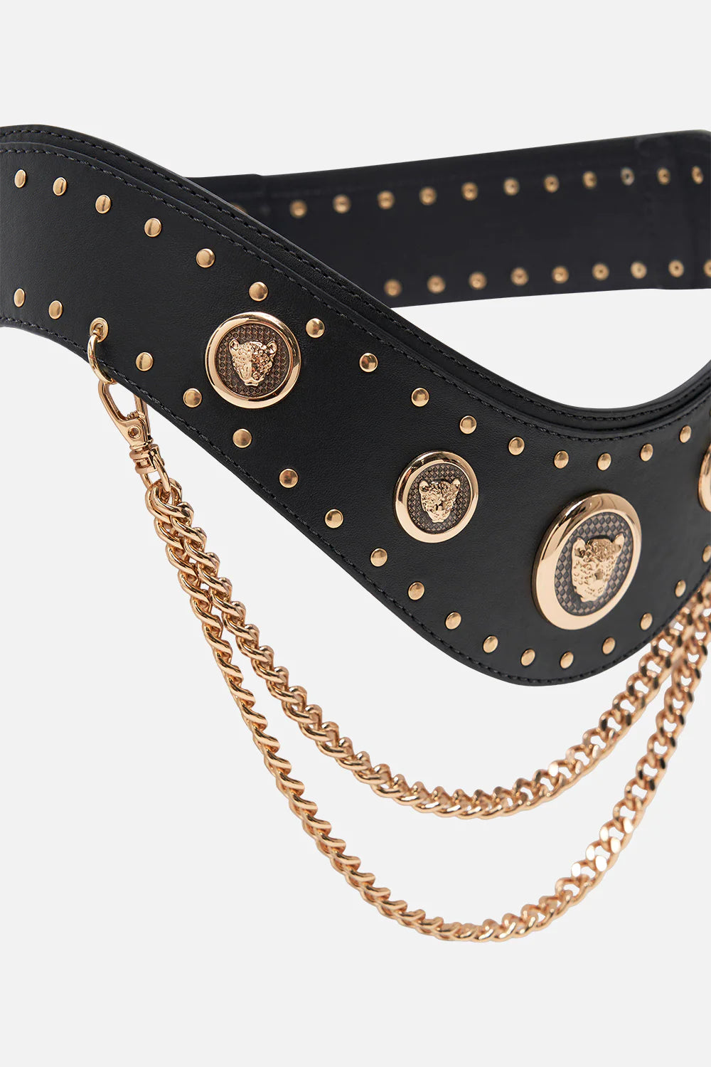 Belt w/ Leopard Hardware and Chains