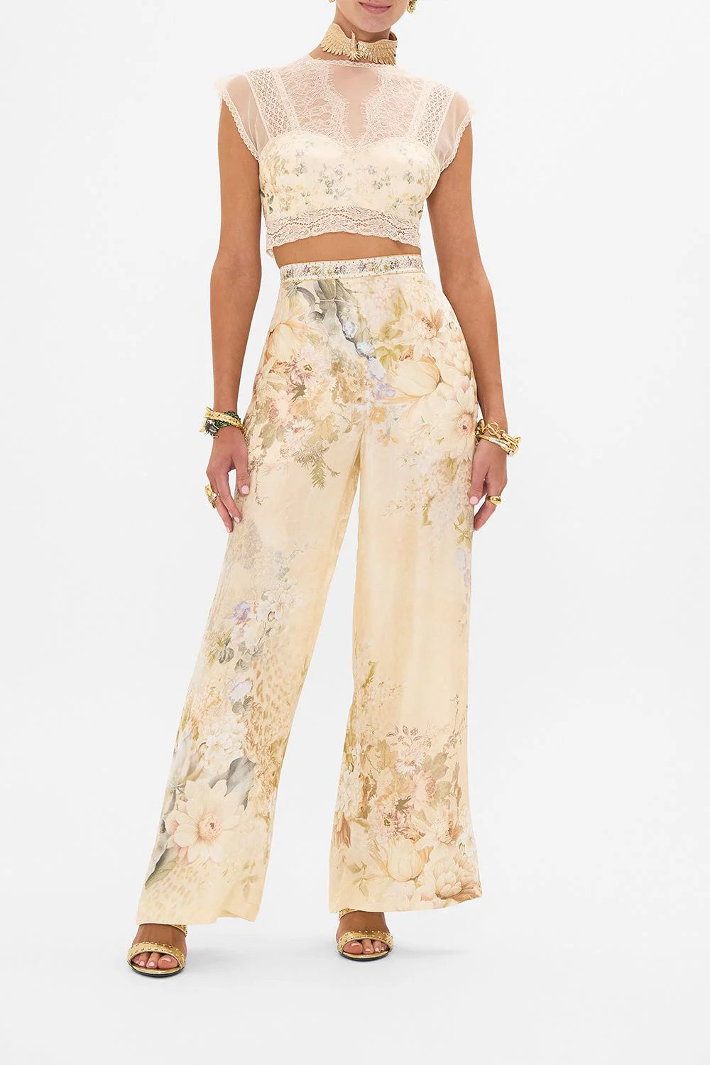 Minimal Wide Leg Pant - Adorned in Antiquity
