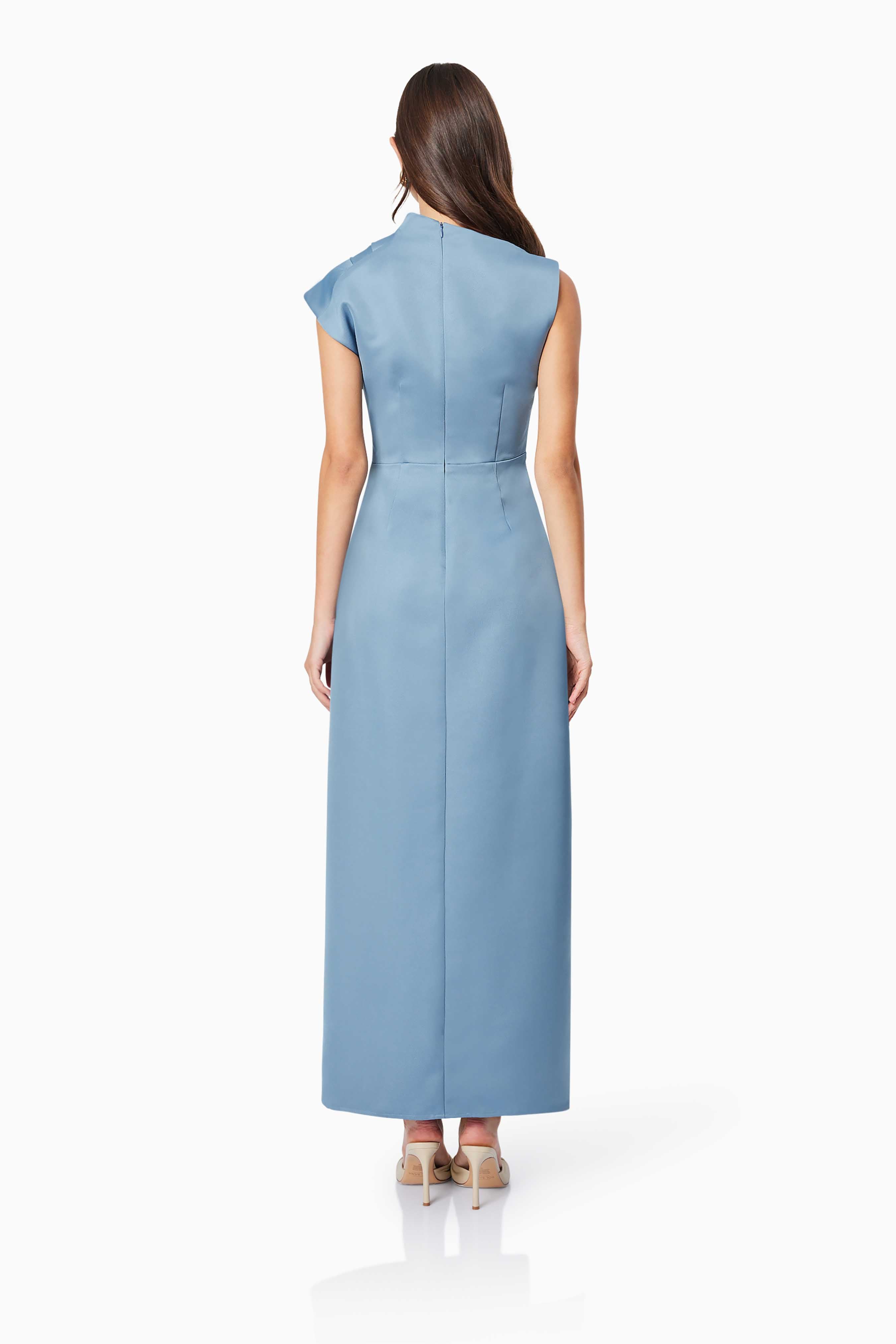 Coralie Maxi Dress - Steel Blue