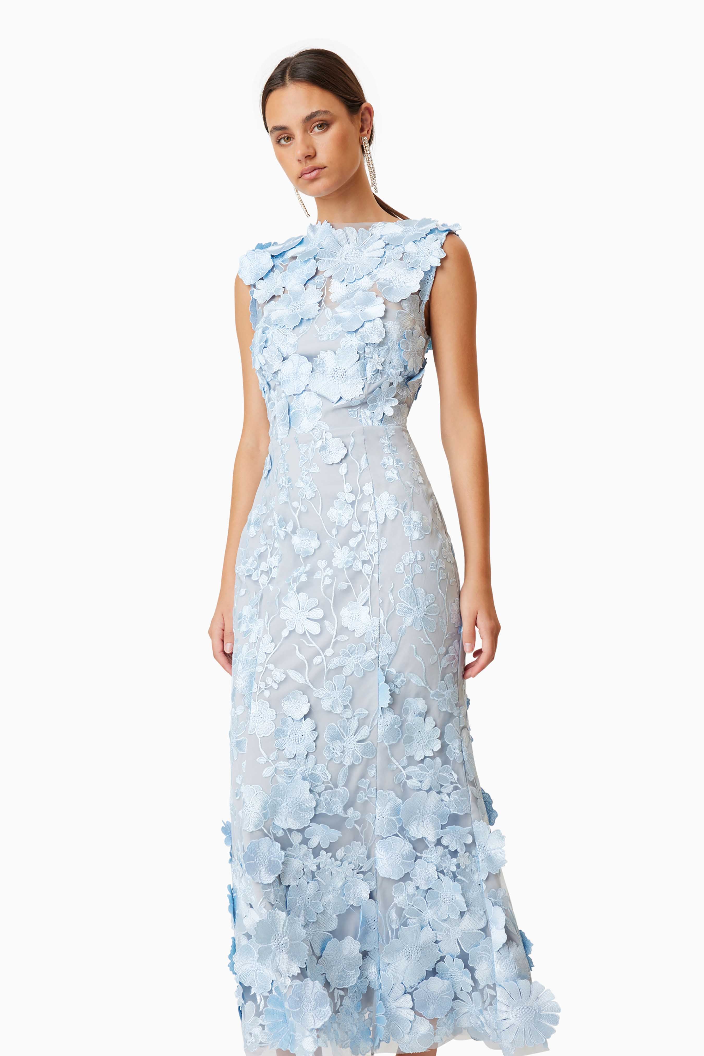 Selene Cocktail Dress - Blue