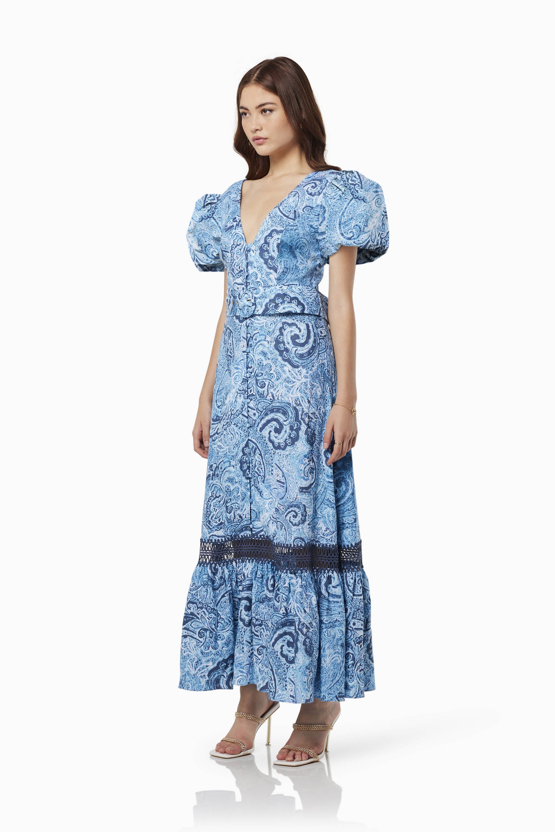 Nixi Dress - Blue