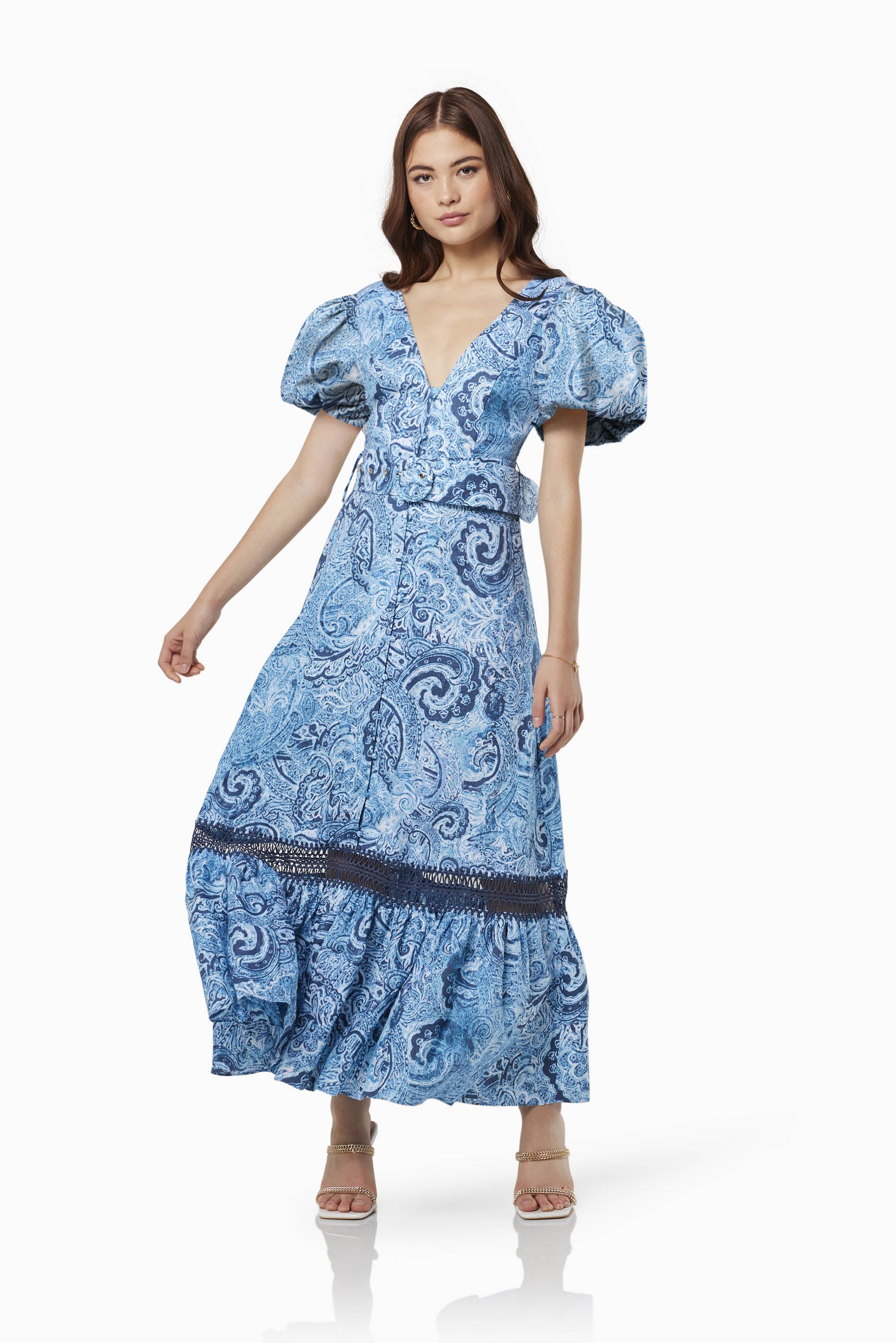 Nixi Dress - Blue