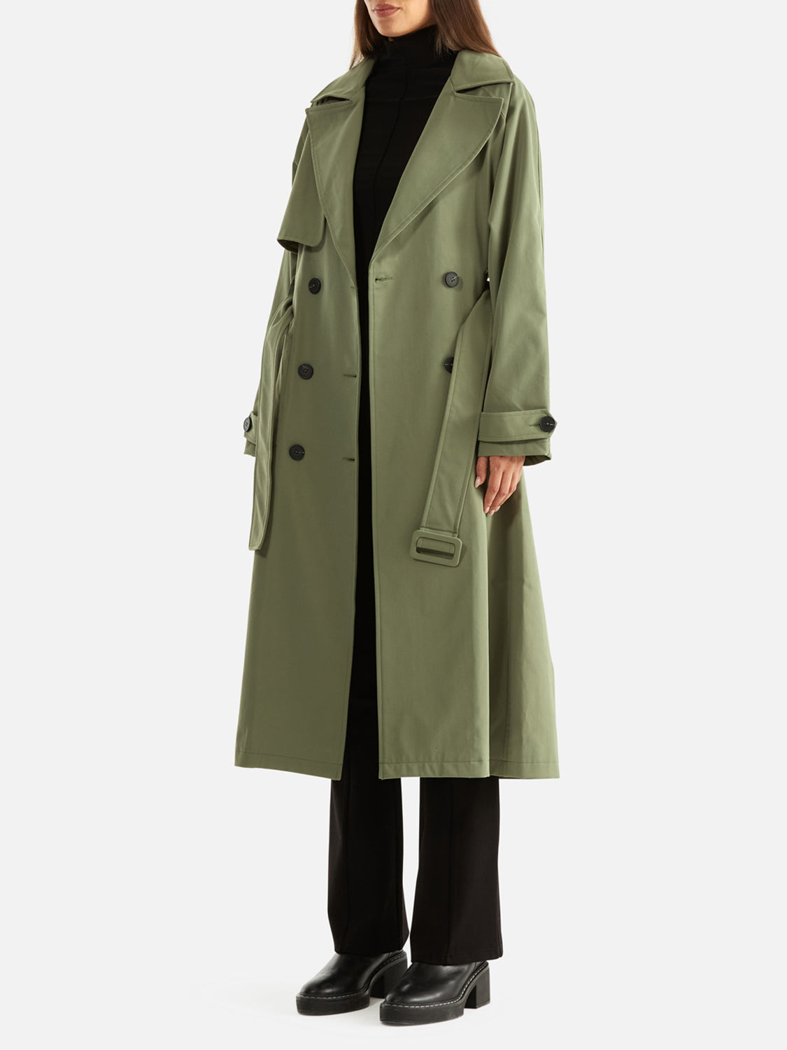 Carrie Trench Coat - Forest