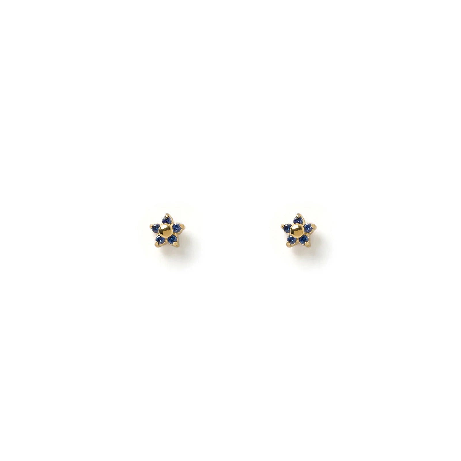 Gardenia Studs - Sapphire