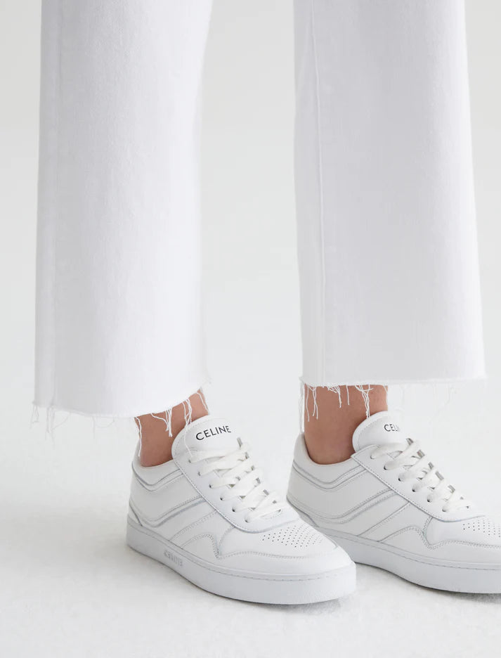 Saige Wide Leg Jean - Modern White