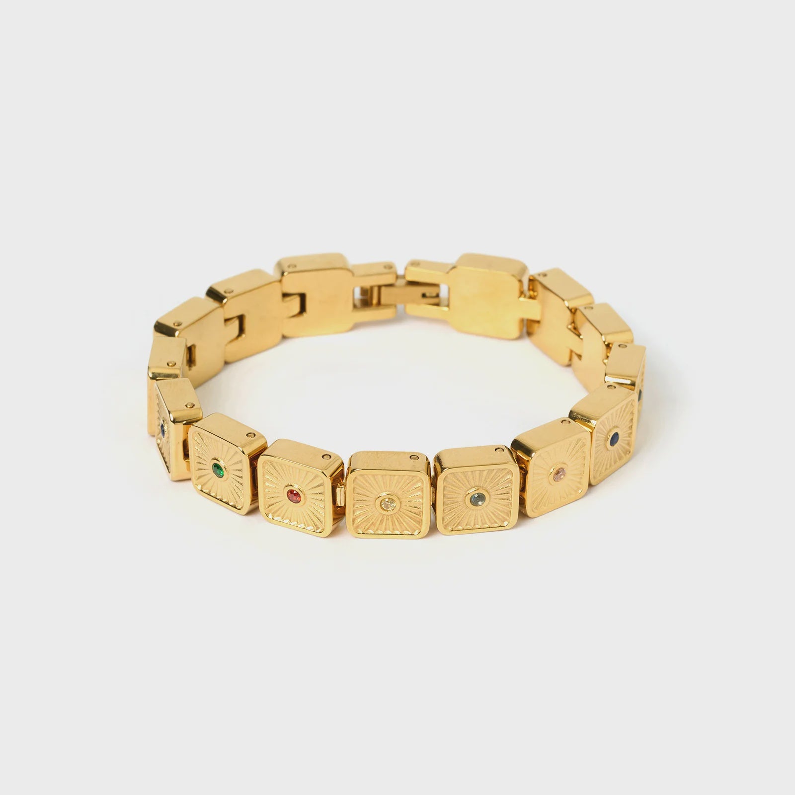 Jasper Bracelet - Gold