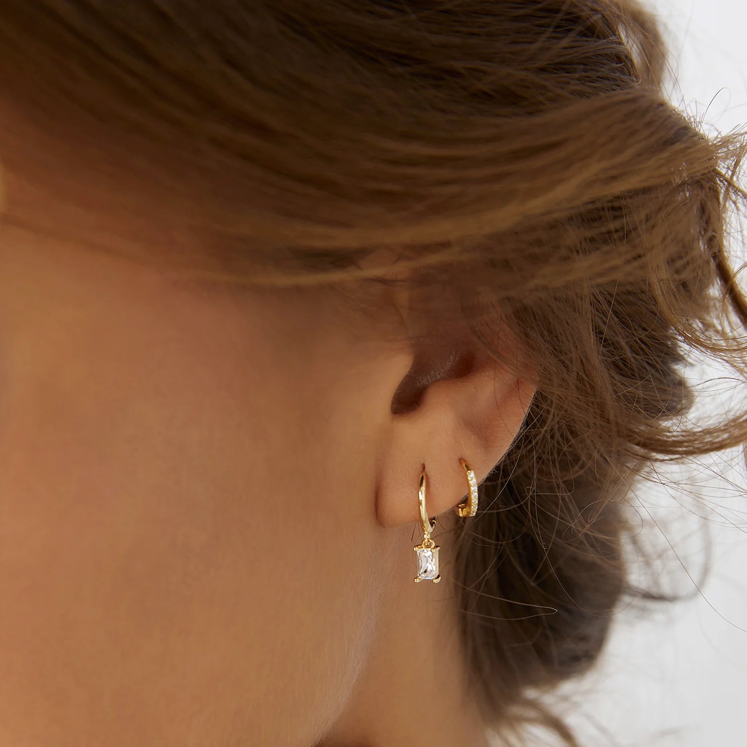 Pip Charm Earrings - Gold