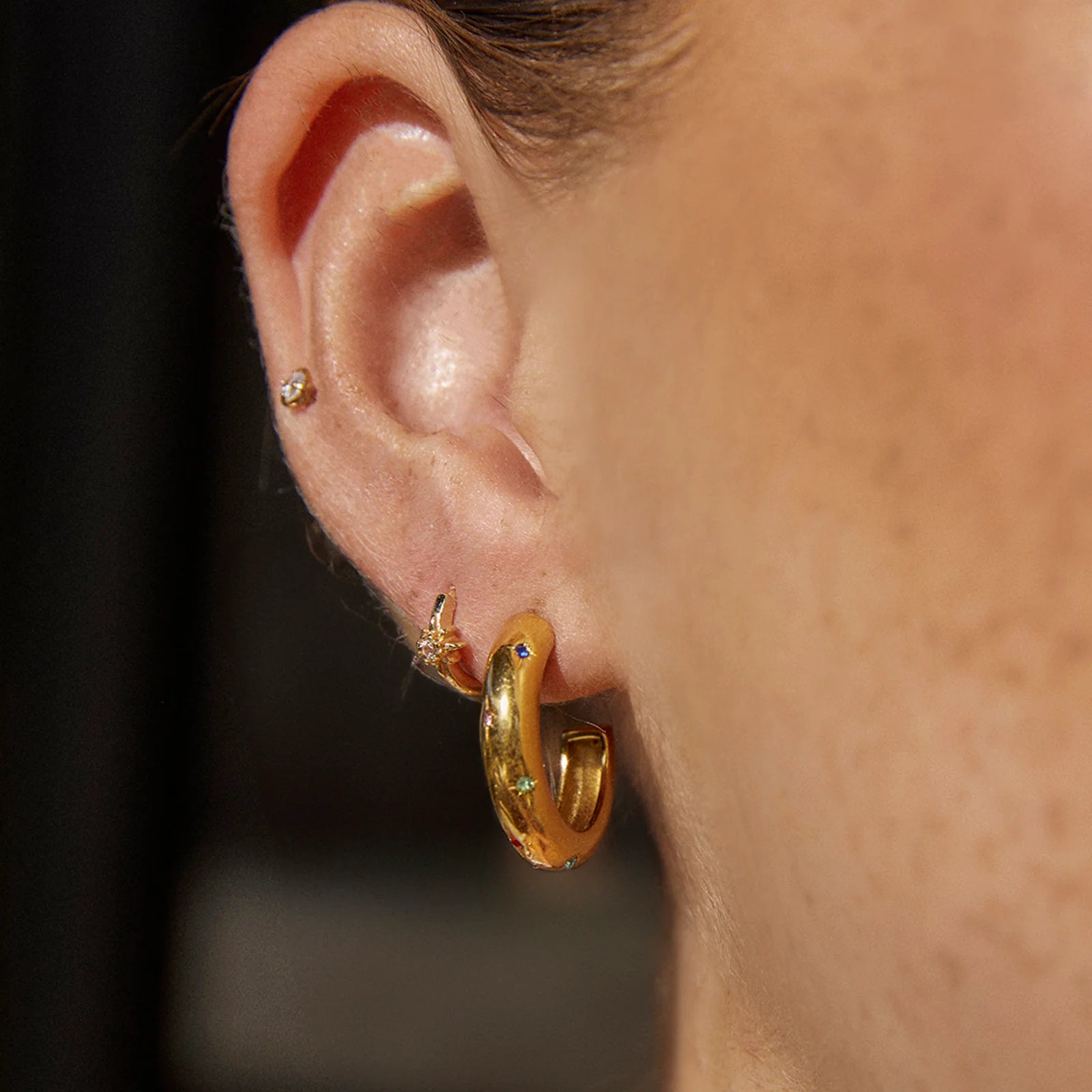 Serrano Earrings - Gold