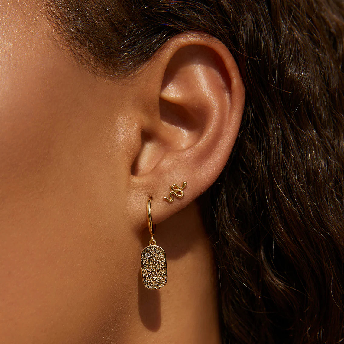 Serpent Studs - Gold