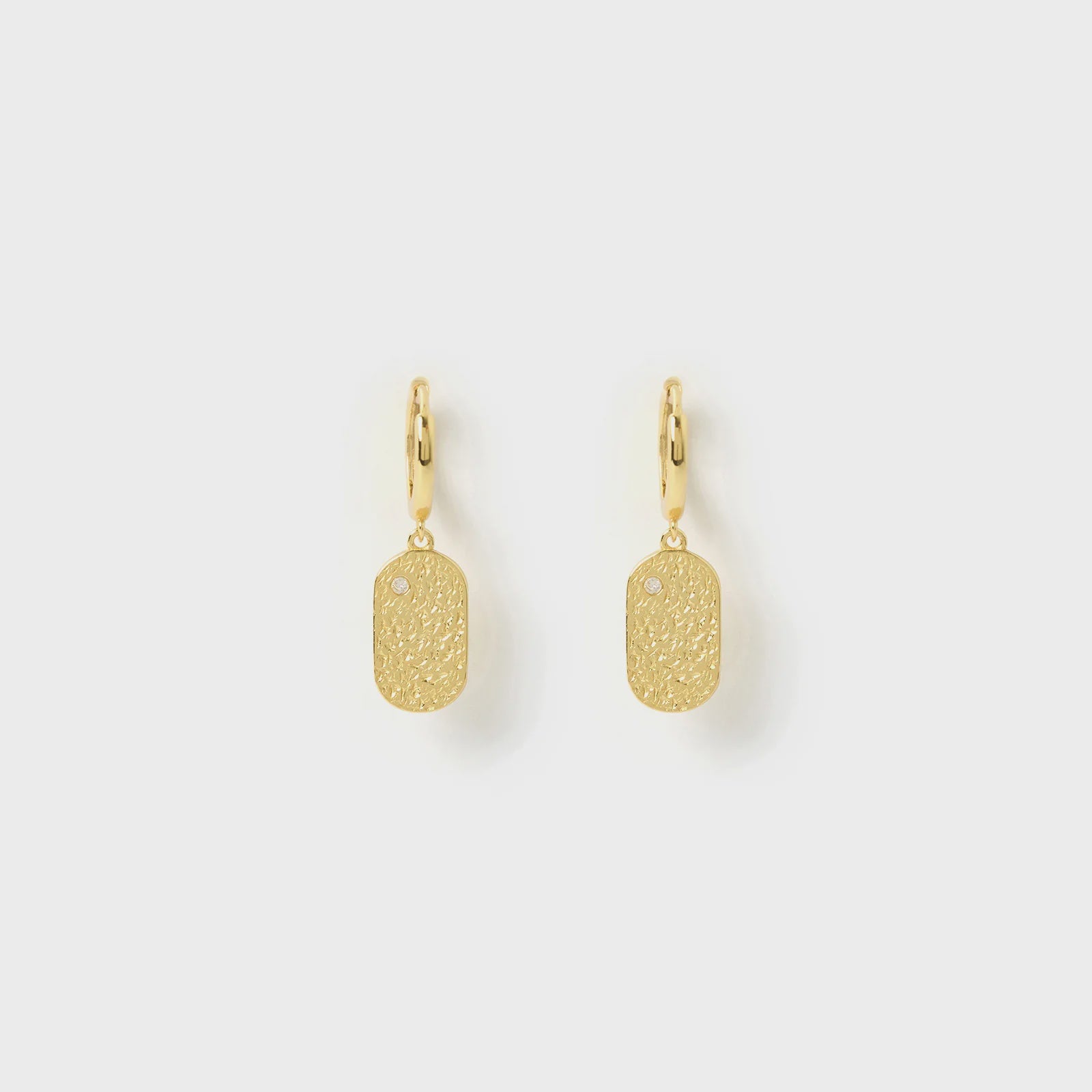 Mendoza Huggie Earrings - Gold