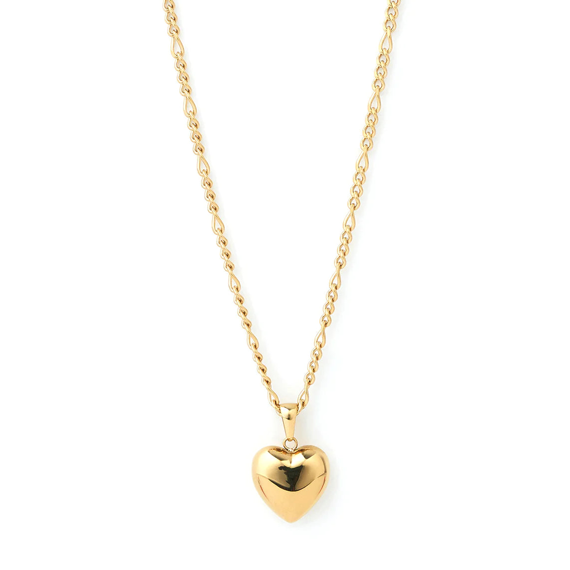 Rose Heart Necklace - Gold