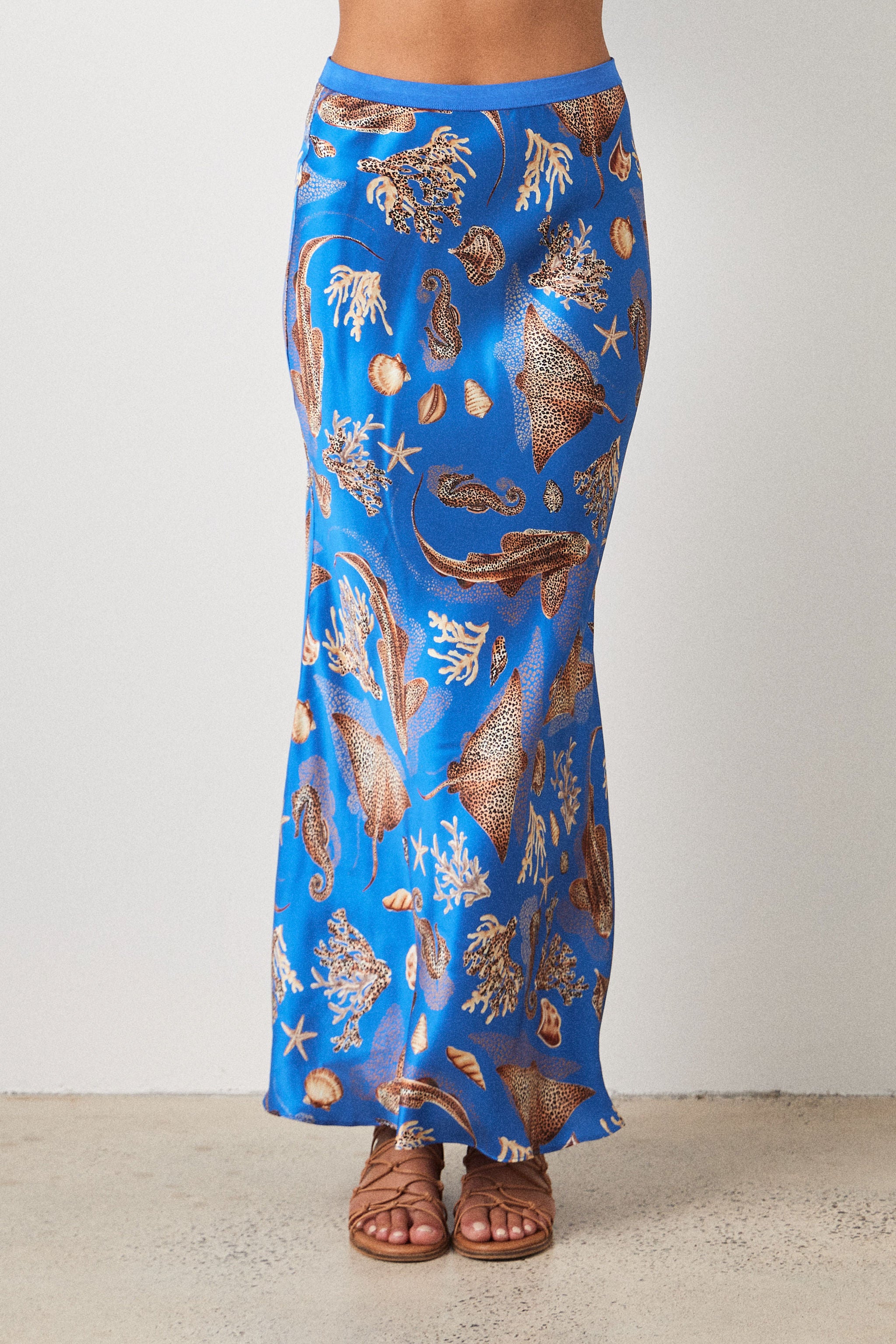 Boomerang Skirt - Sealife Blue