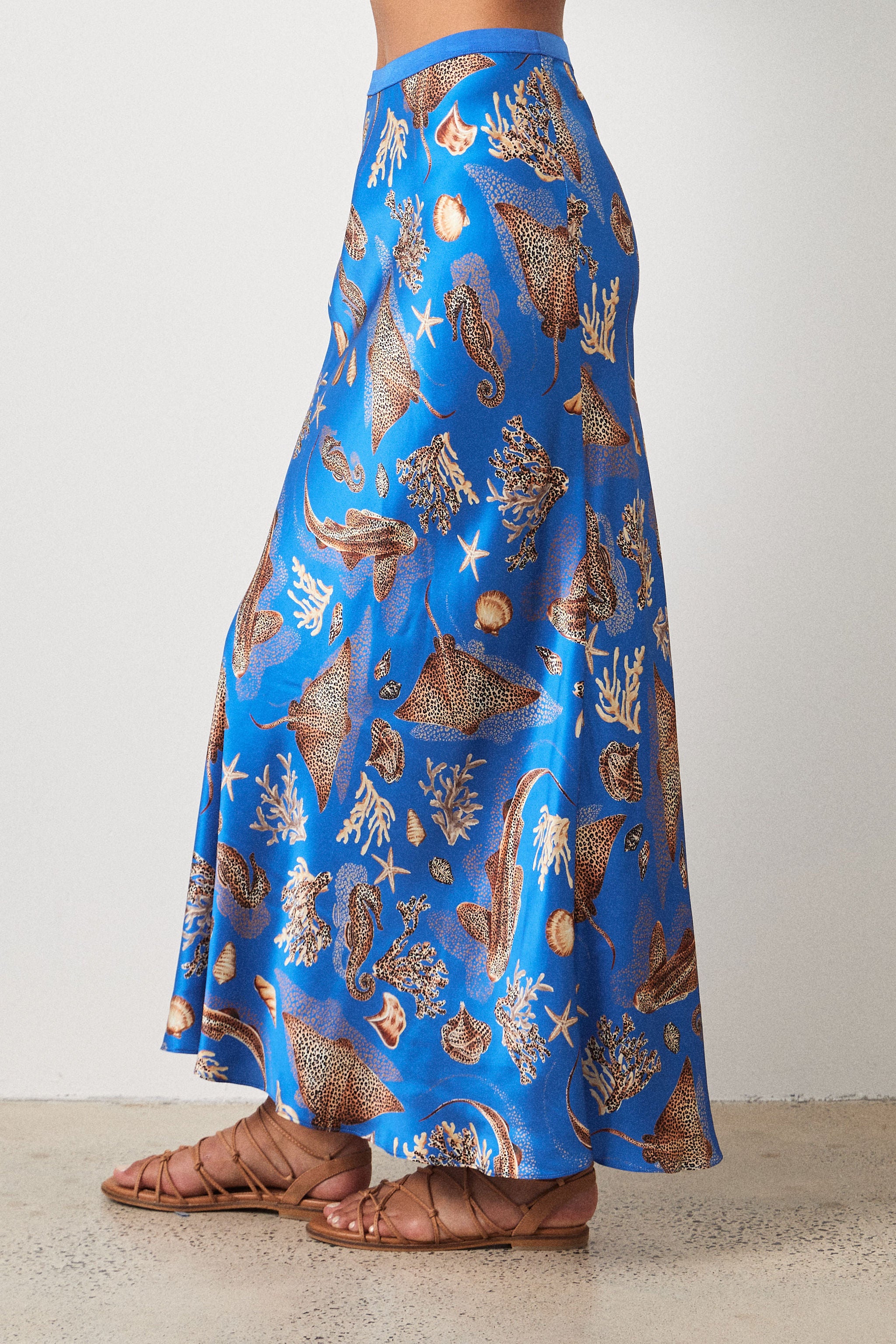 Boomerang Skirt - Sealife Blue