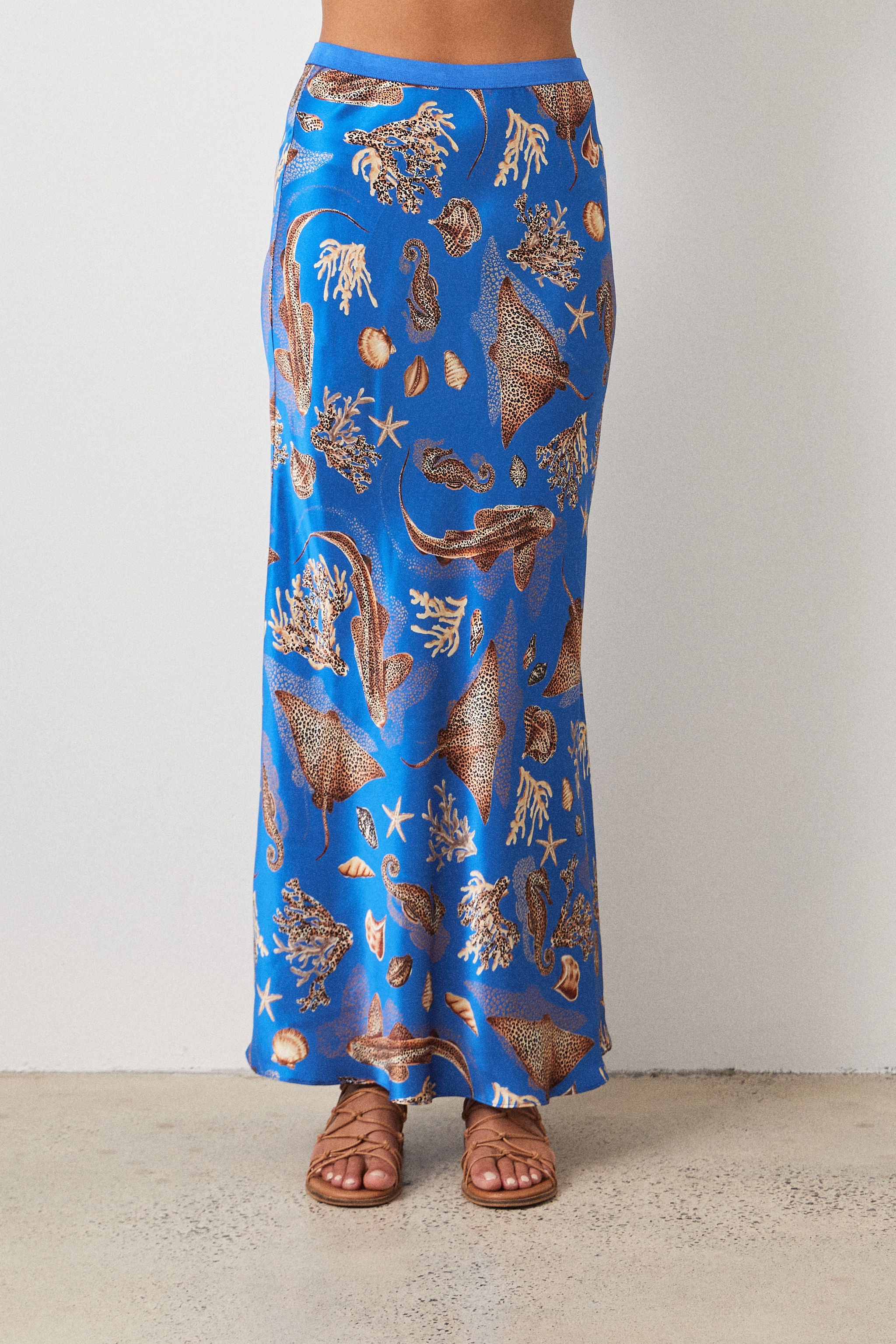 Boomerang Skirt - Sealife Blue