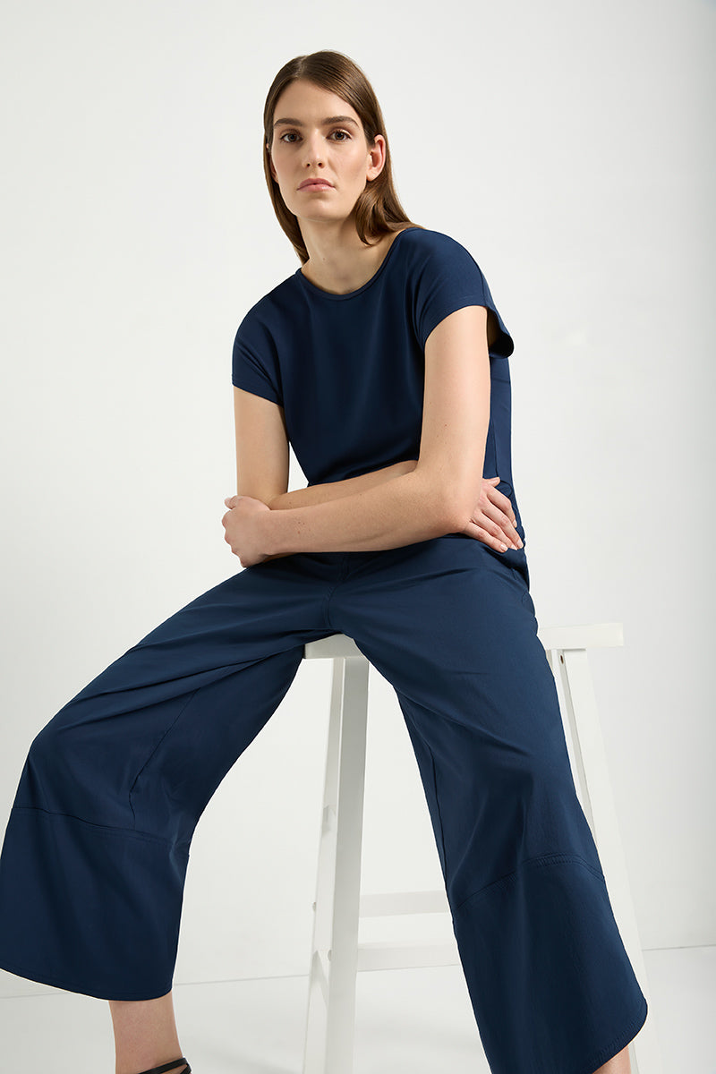 Dubai Pant Powder Knit - Sapphire