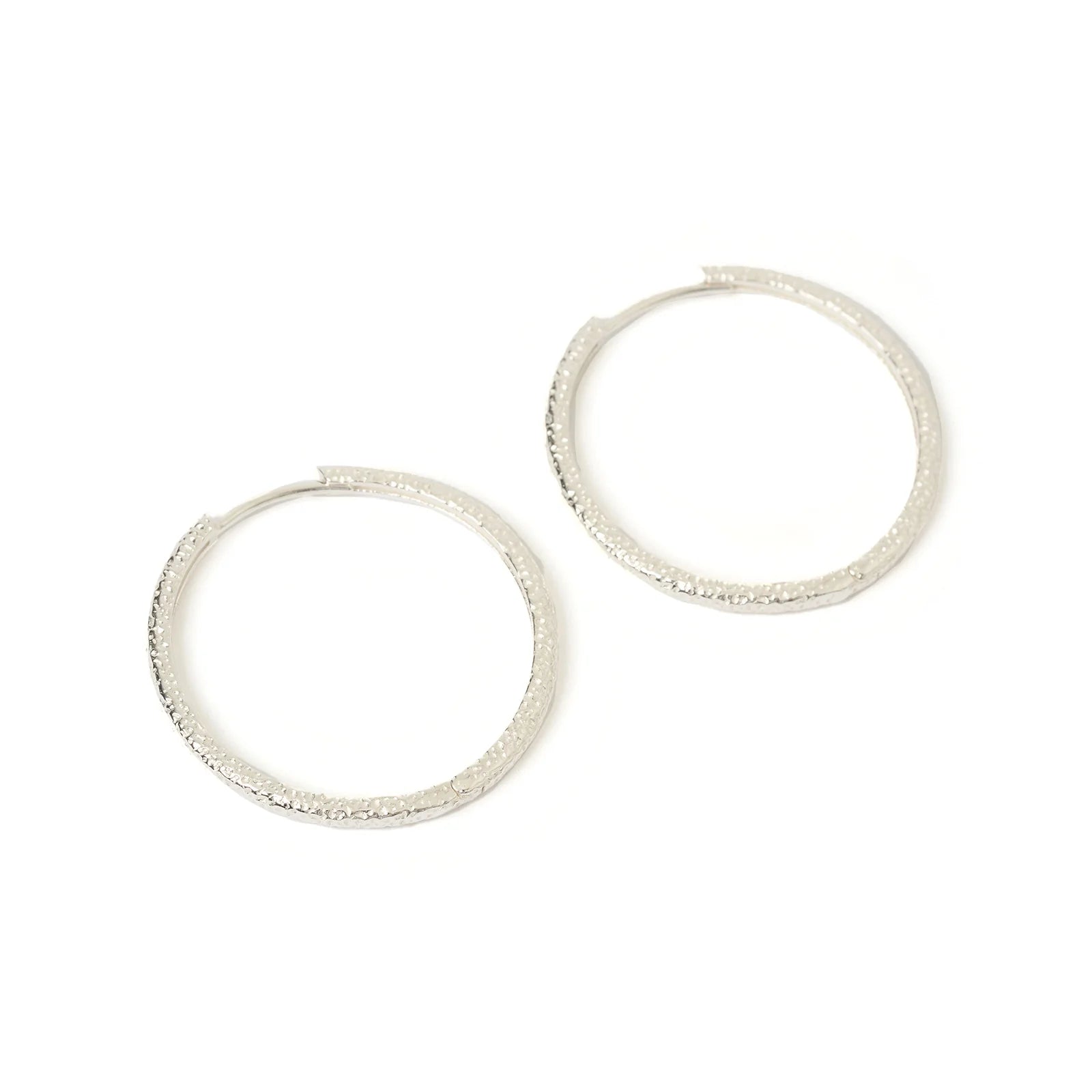 Sebastian Hoop Earrings - Silver