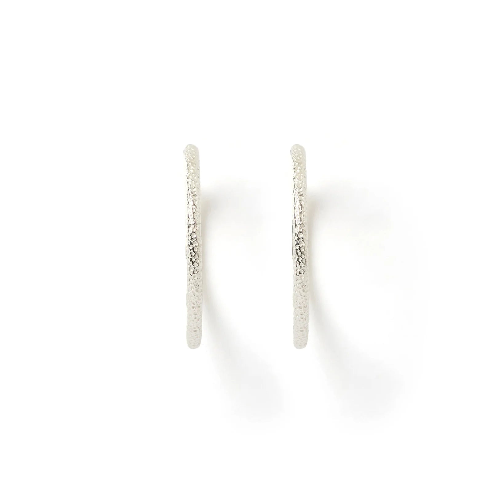 Sebastian Hoop Earrings - Silver