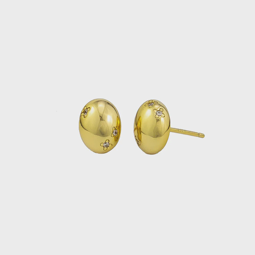 Allegra Studs - Gold