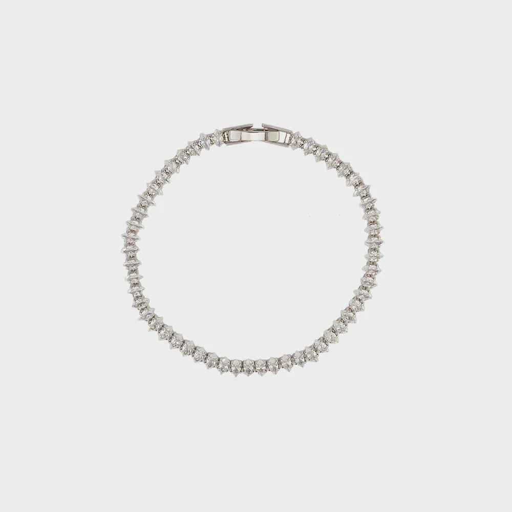 Frida Bracelet - Crystal/Silver