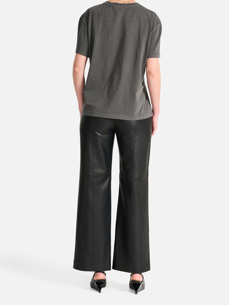 Stanford Leather Pant - Black