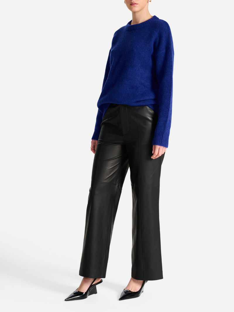 Stanford Leather Pant - Black