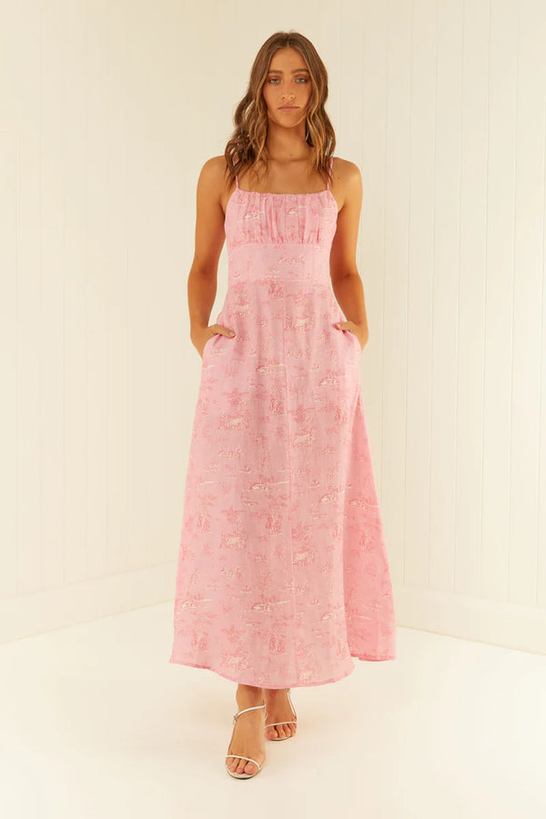 Ely Dress - Pink Province