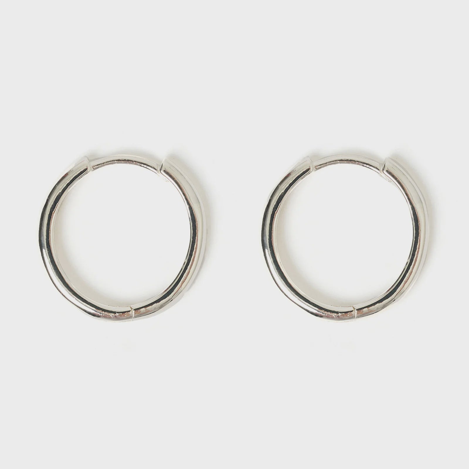 Scarlet Hoop Earrings - Silver